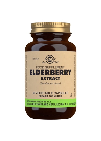 Solgar - Elderberry Extract S.F.P. (60 Veg Caps)